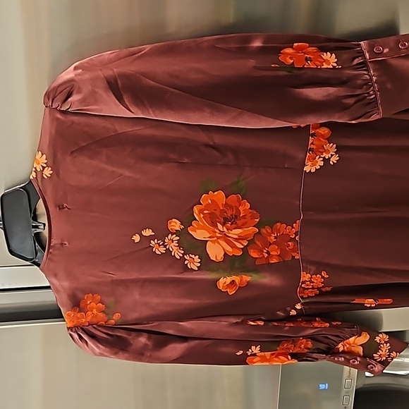 💕REFORMATION💕 Merrick Silk Dress ~ 100% Silk Azusa Floral Print XS NWOT - Picture 15 of 16